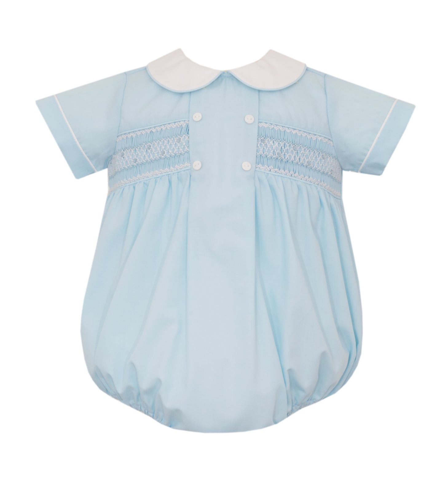 Marcus Blue Poplin Bubble