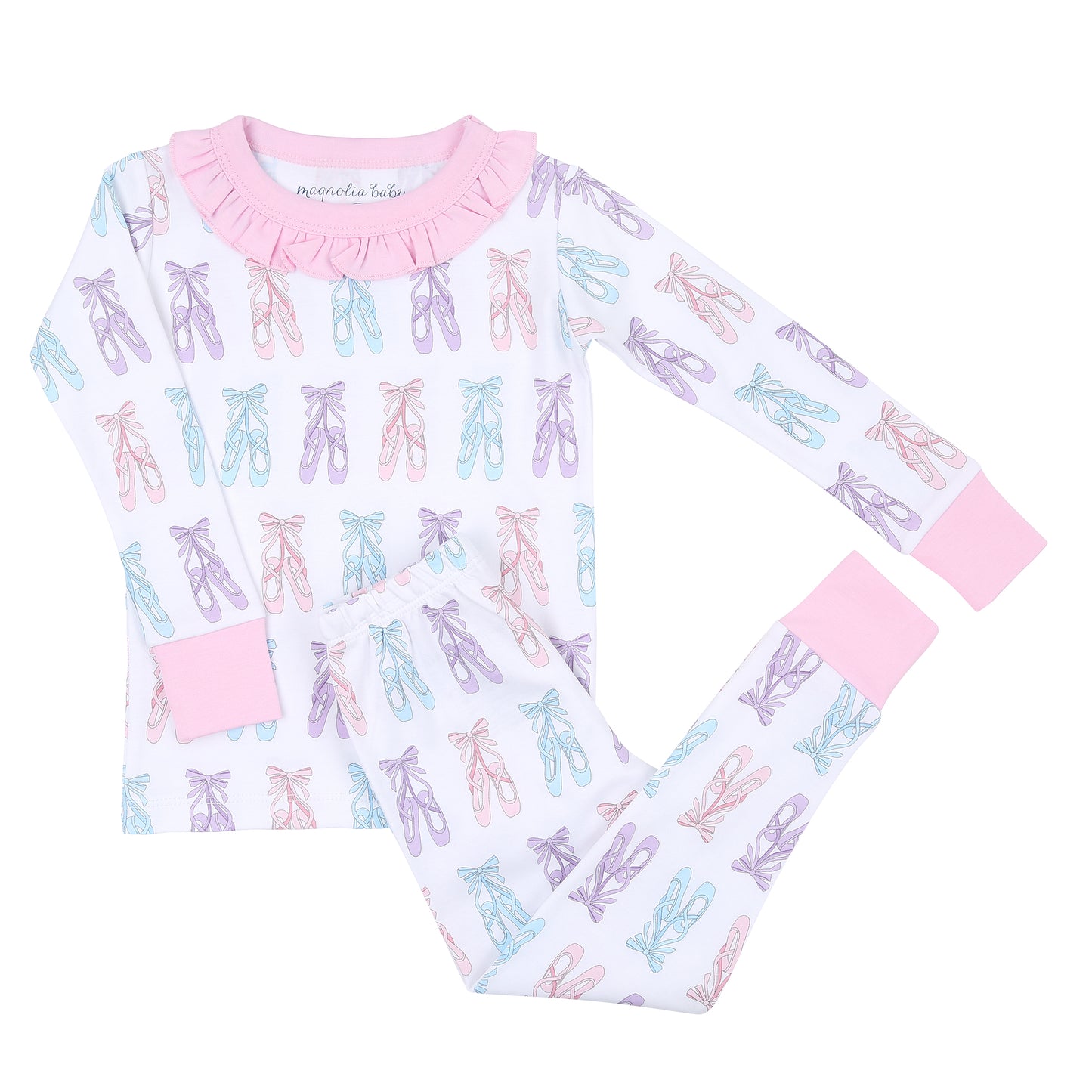 Ballerina Ruffle Long Pajamas