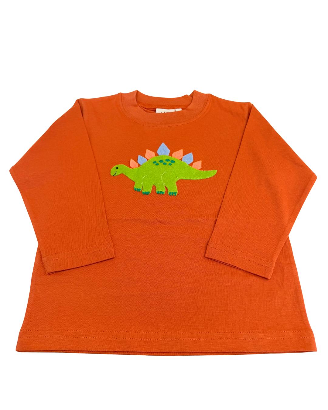 Stegosaurus Rust Orange T-Shirt