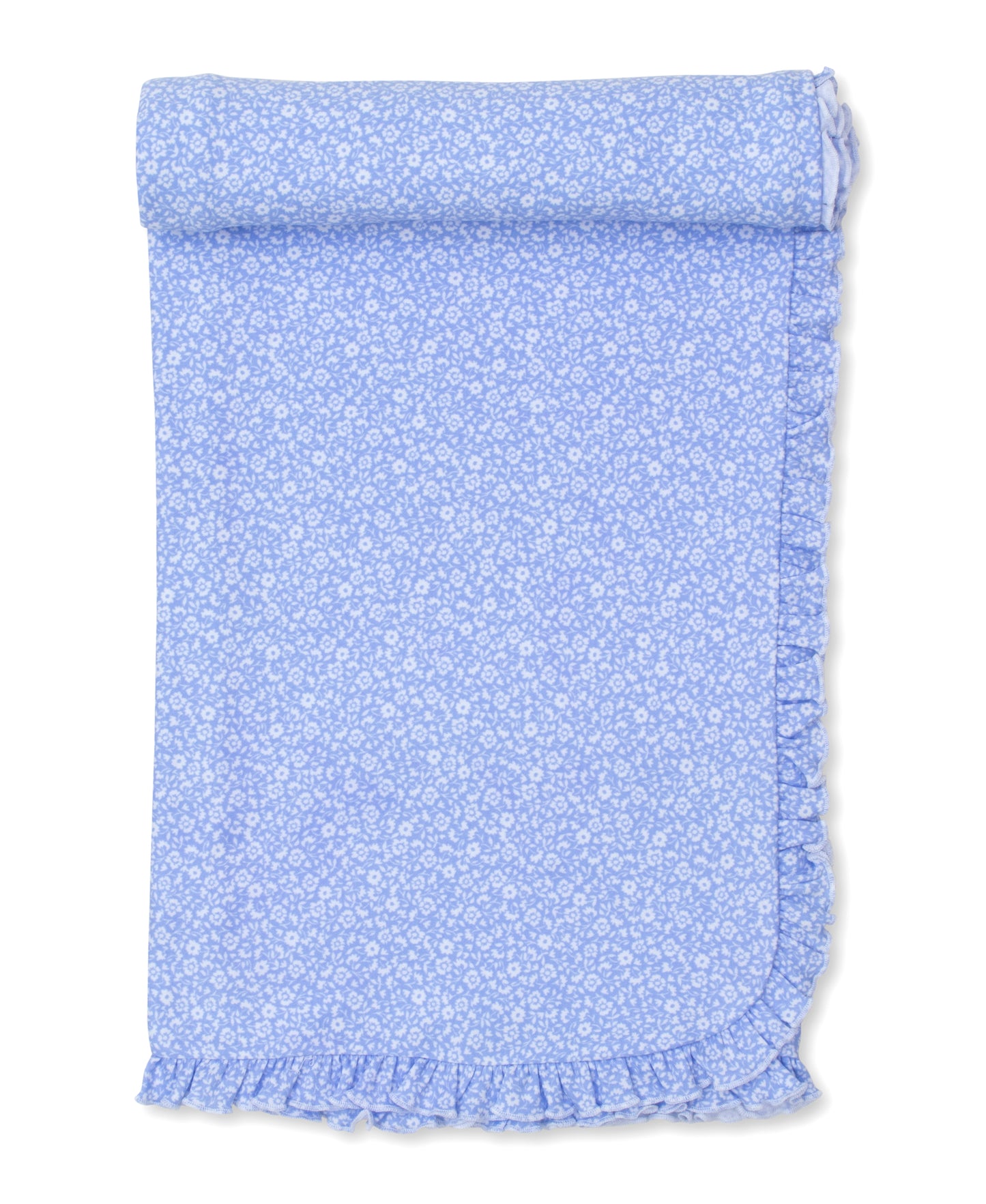 Blue Fall Flowers Patch Blanket