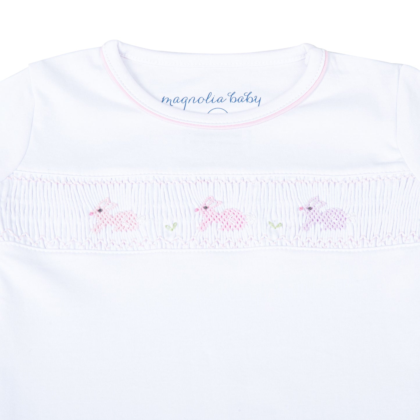 Hippity Hop Classics Smocked Short Pajamas Pink