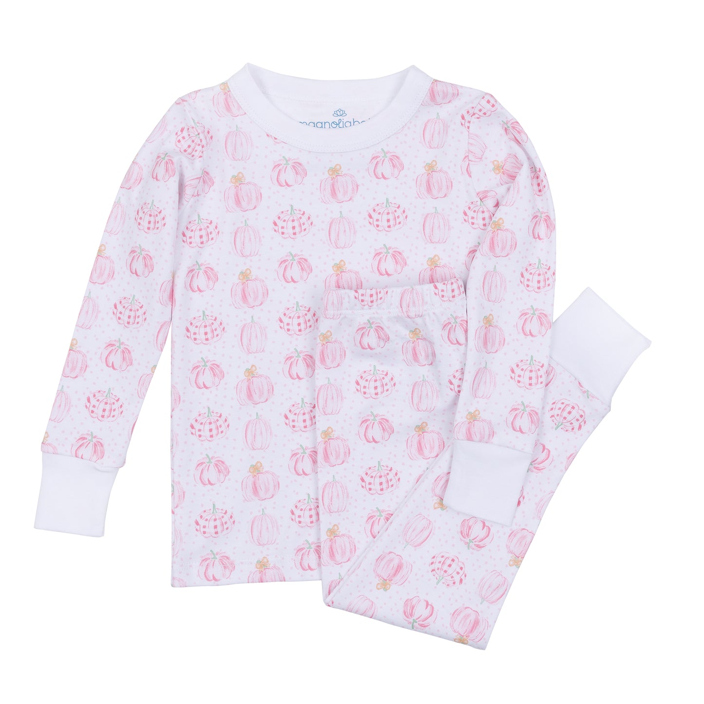 Precious Pumpkins Long Pajamas - Pink