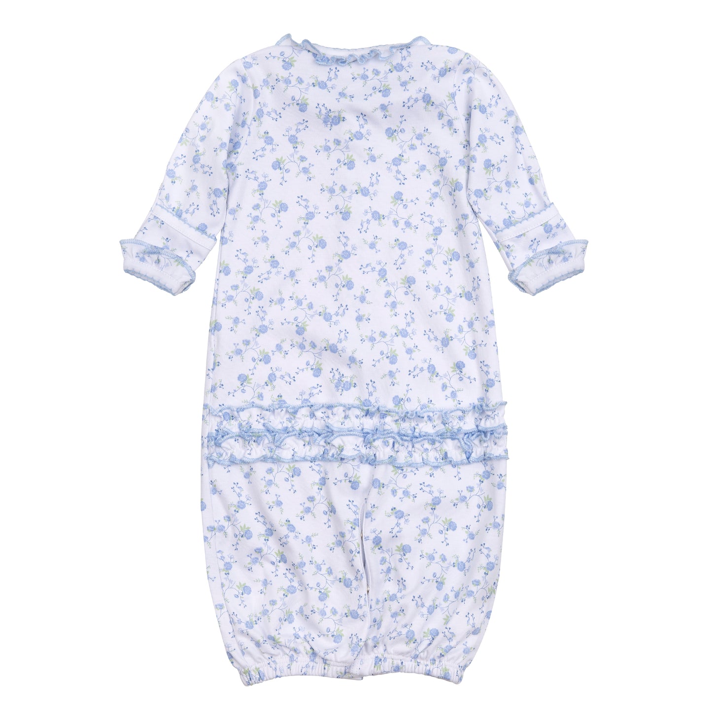 Skylar's Classics Printed Ruffle Converter Sky Blue