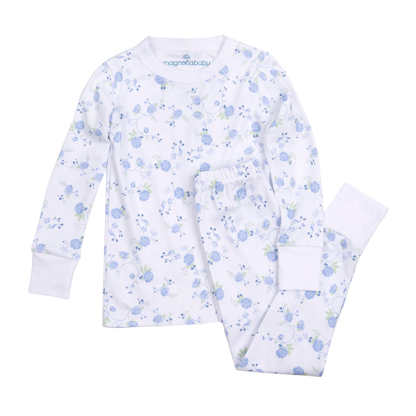 Skylar's Classics Long Pajamas Sky Blue