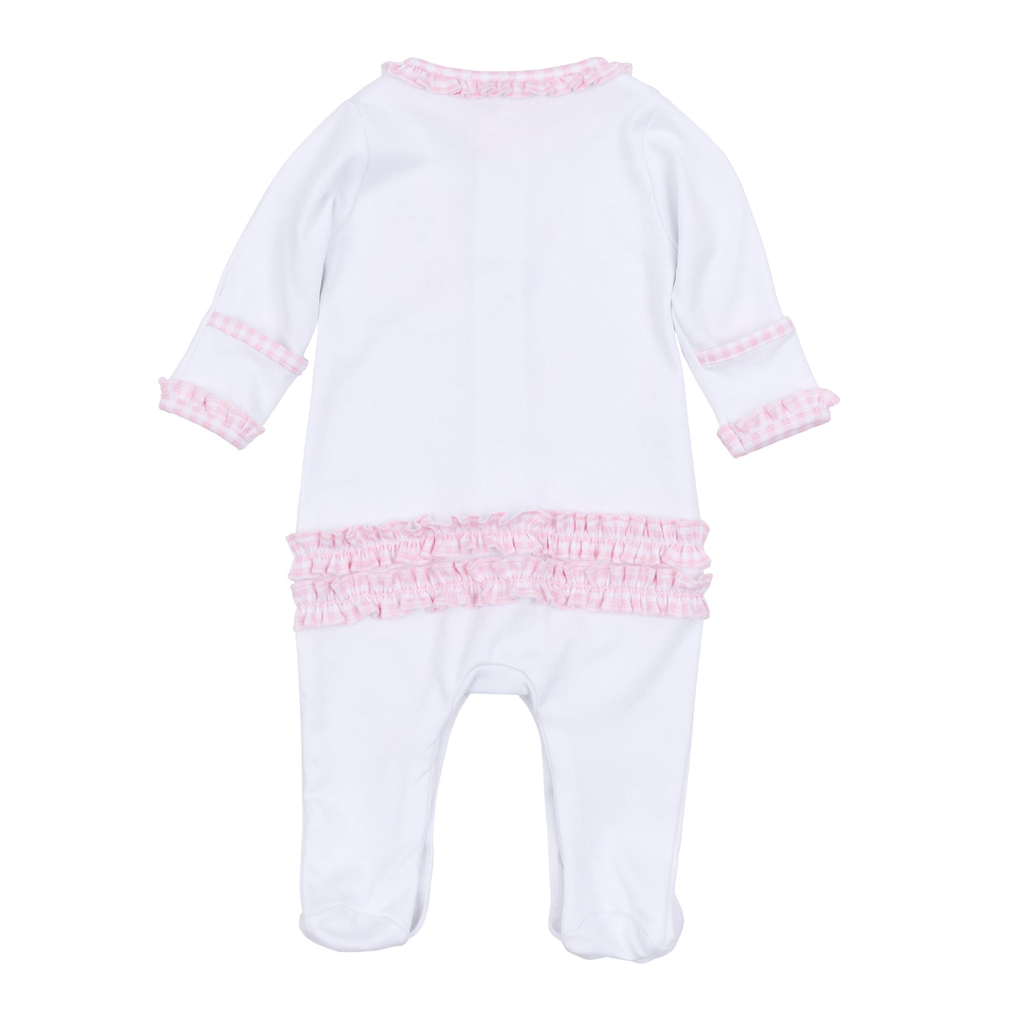 Boo Crew! Applique Ruffle Footie - Pink