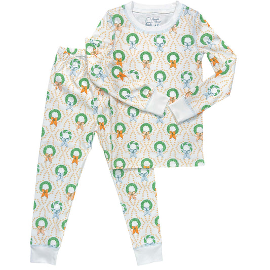 Bows and Box Wreaths 2 Piece PJ's