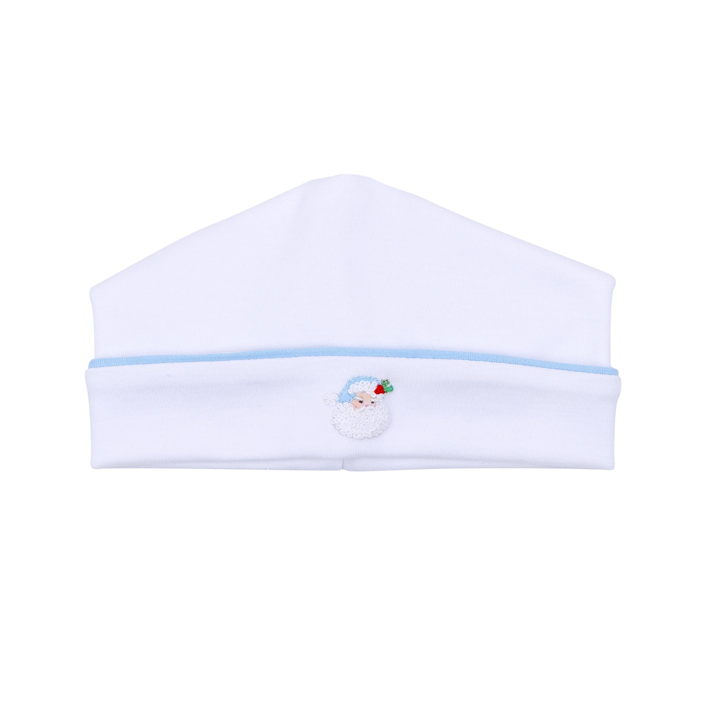 Santa Baby Embroidered Hat Light Blue