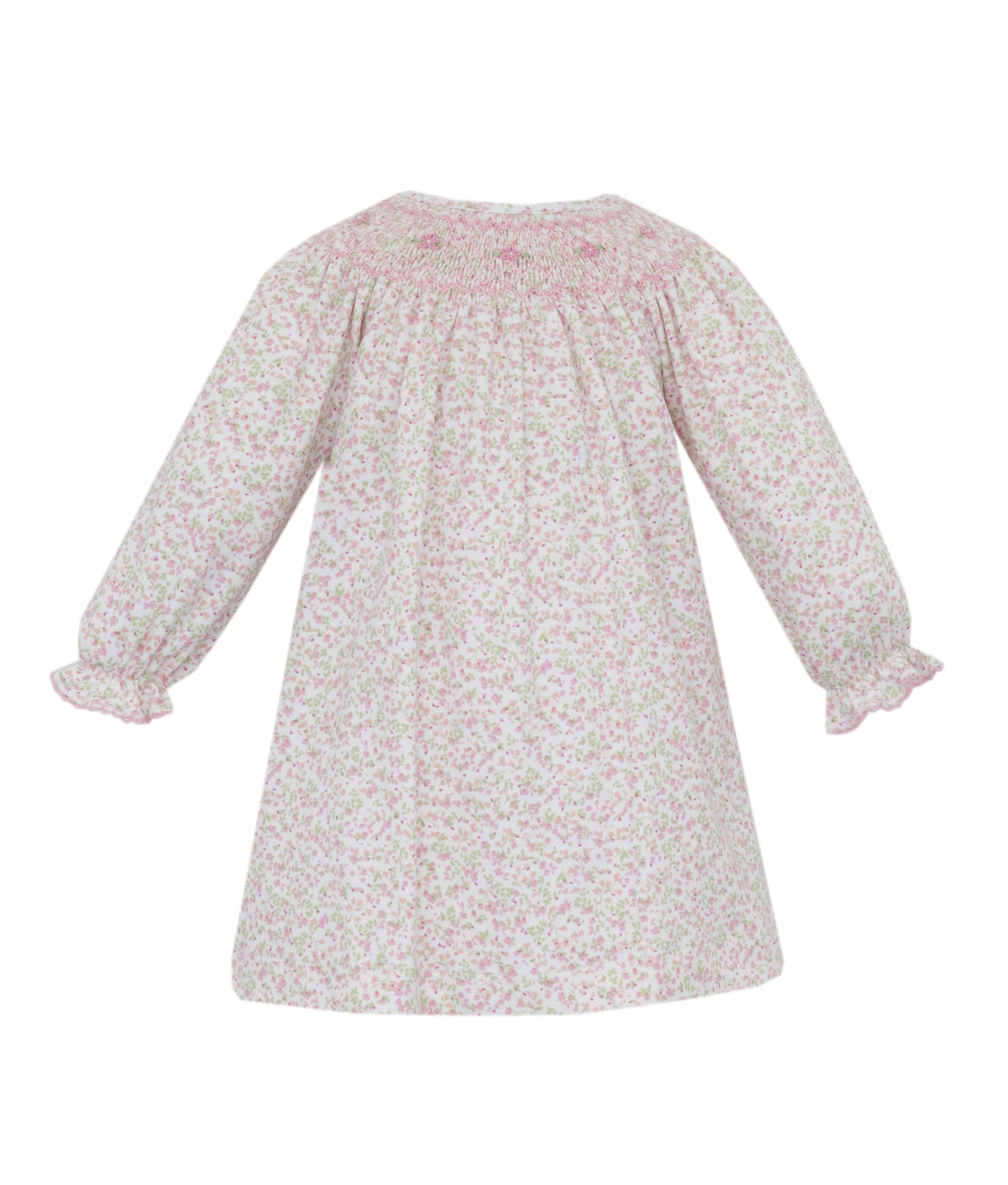Harper Tiny Pink Floral LS Bishop