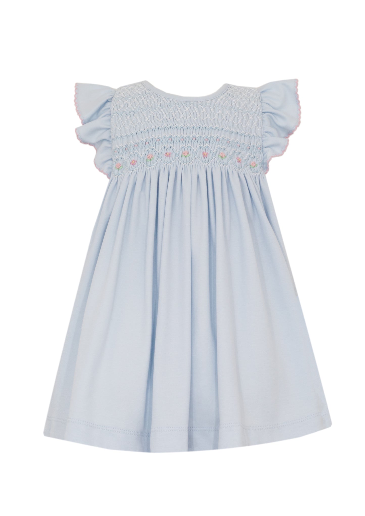 Camila Light Blue Knit Sleeveless Dress