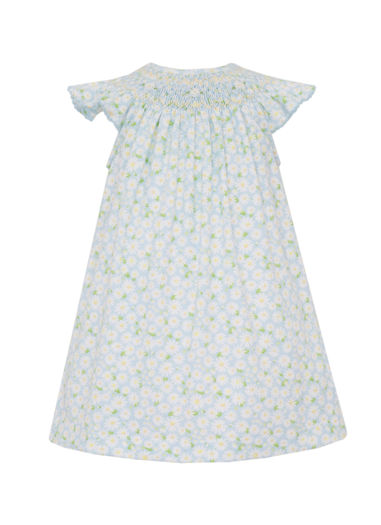 Spring Daisies Knit Angel Wing Bishop