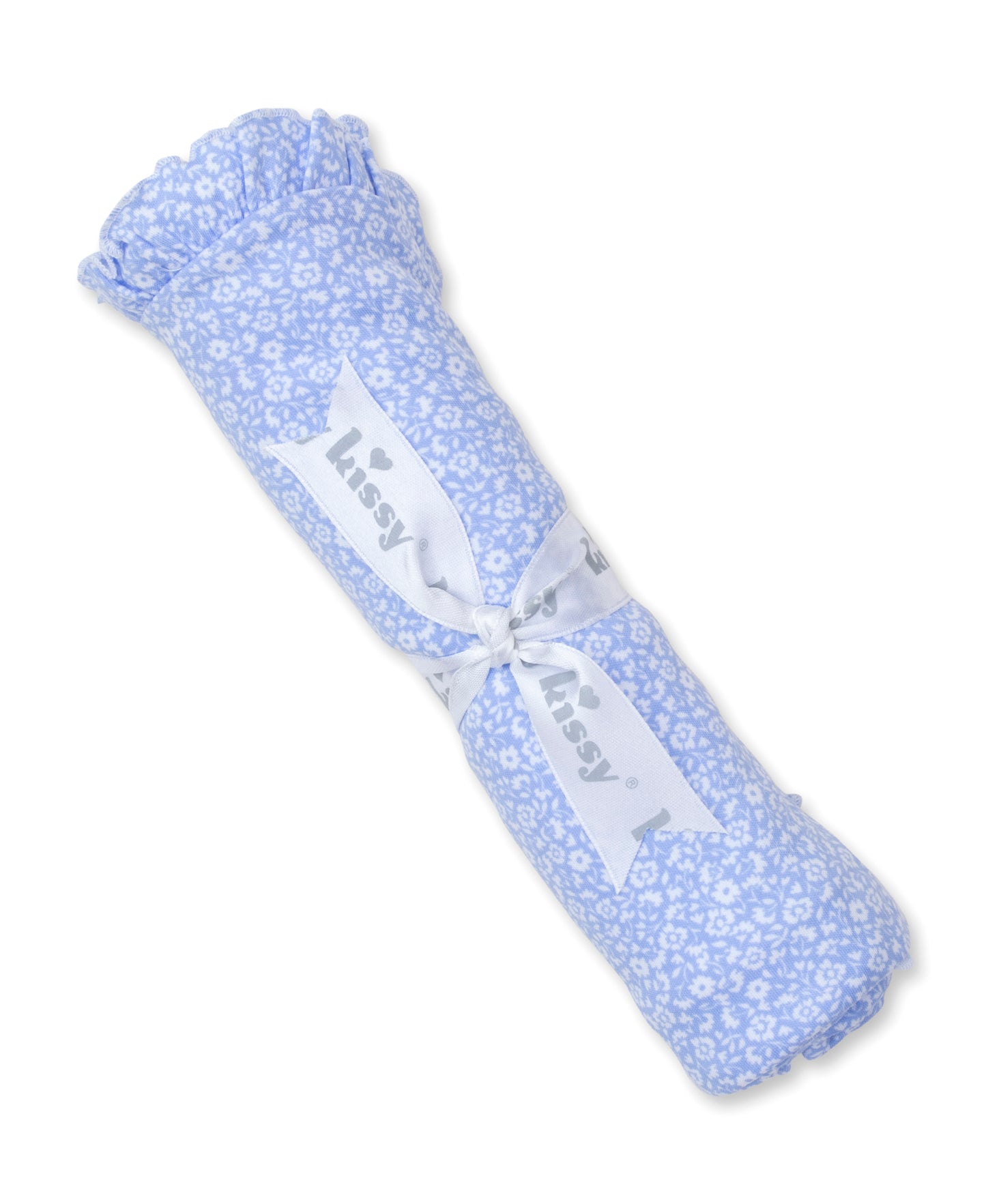 Blue Fall Flowers Patch Blanket