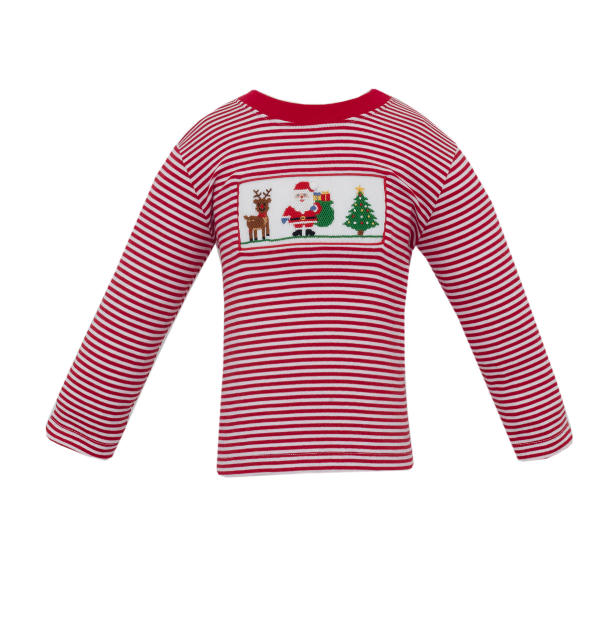 Santa Red Stripe T-Shirt