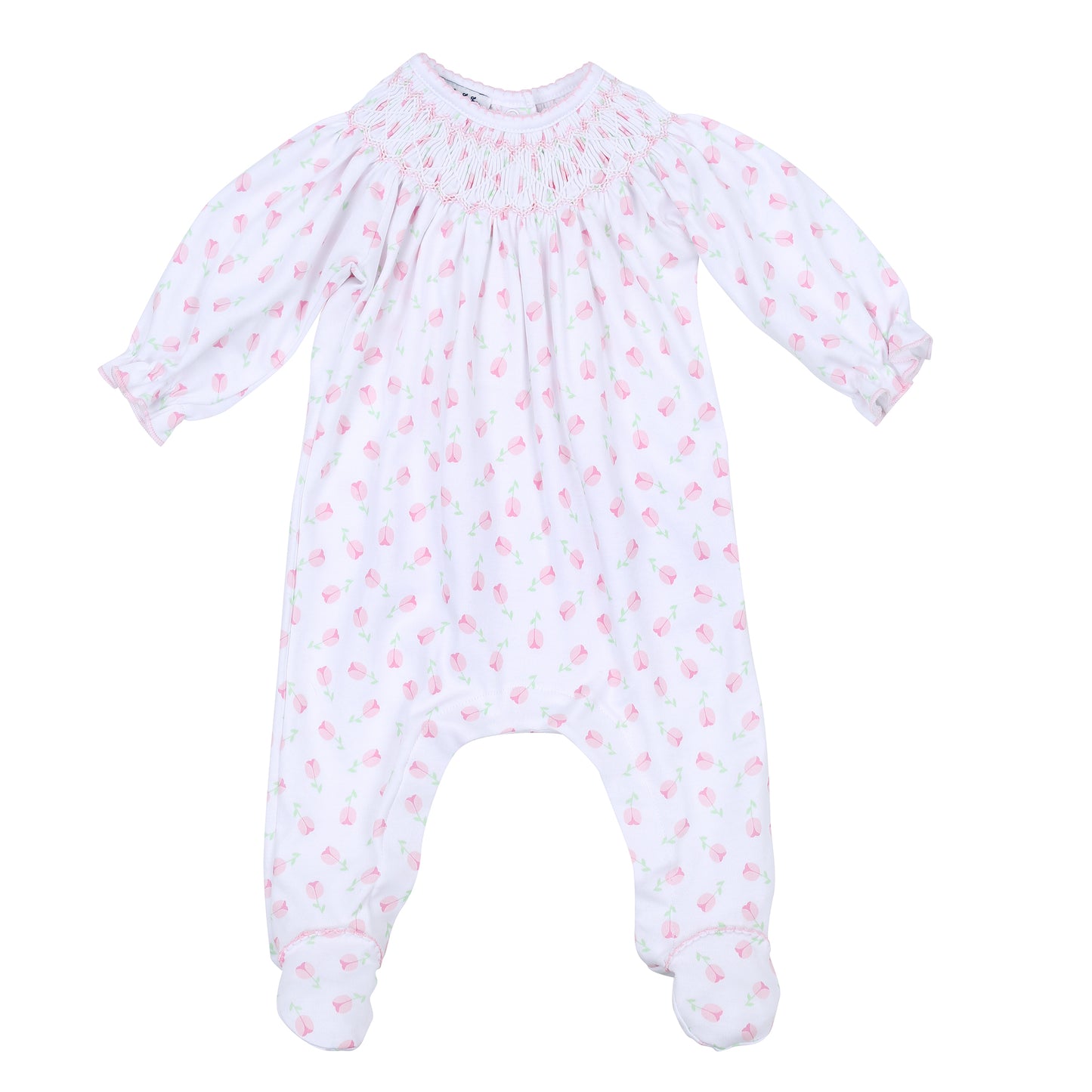 Tessa's Classics Smocked Printed Footie