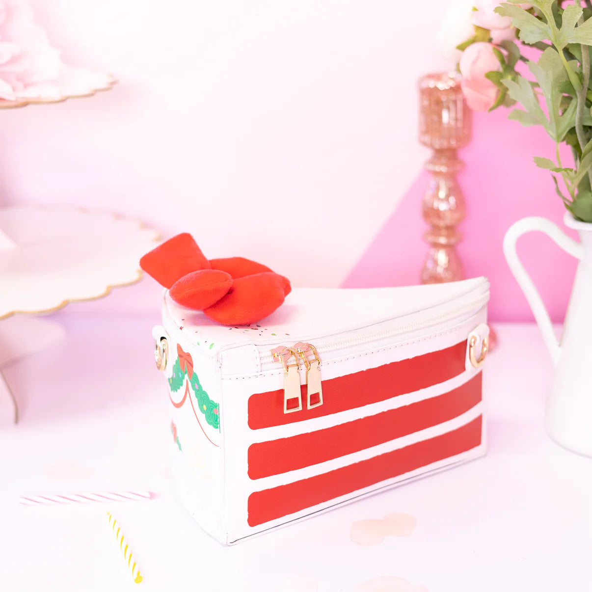 Piece of Cake Slice Handbag- Pretty Bow