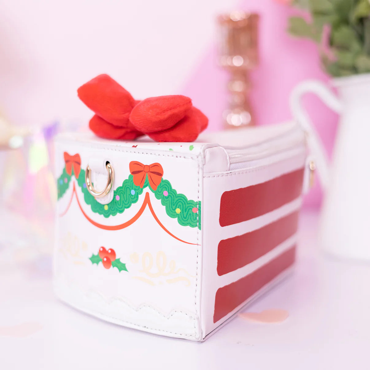 Piece of Cake Slice Handbag- Pretty Bow