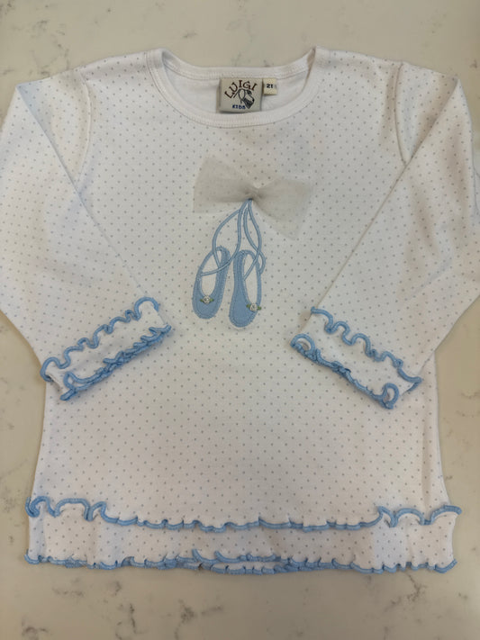 Polka Dot Ballet Shoe Shirt