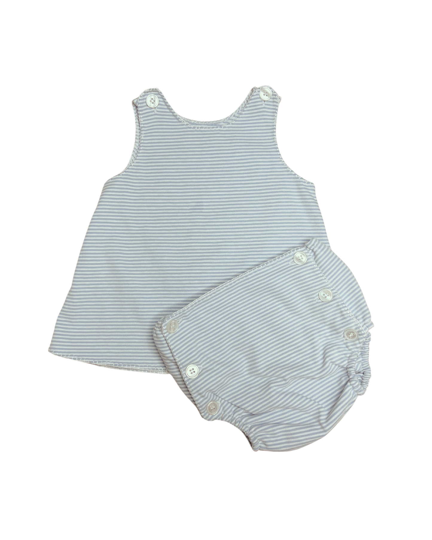 Blue Stripe Heirloom Sunset Set