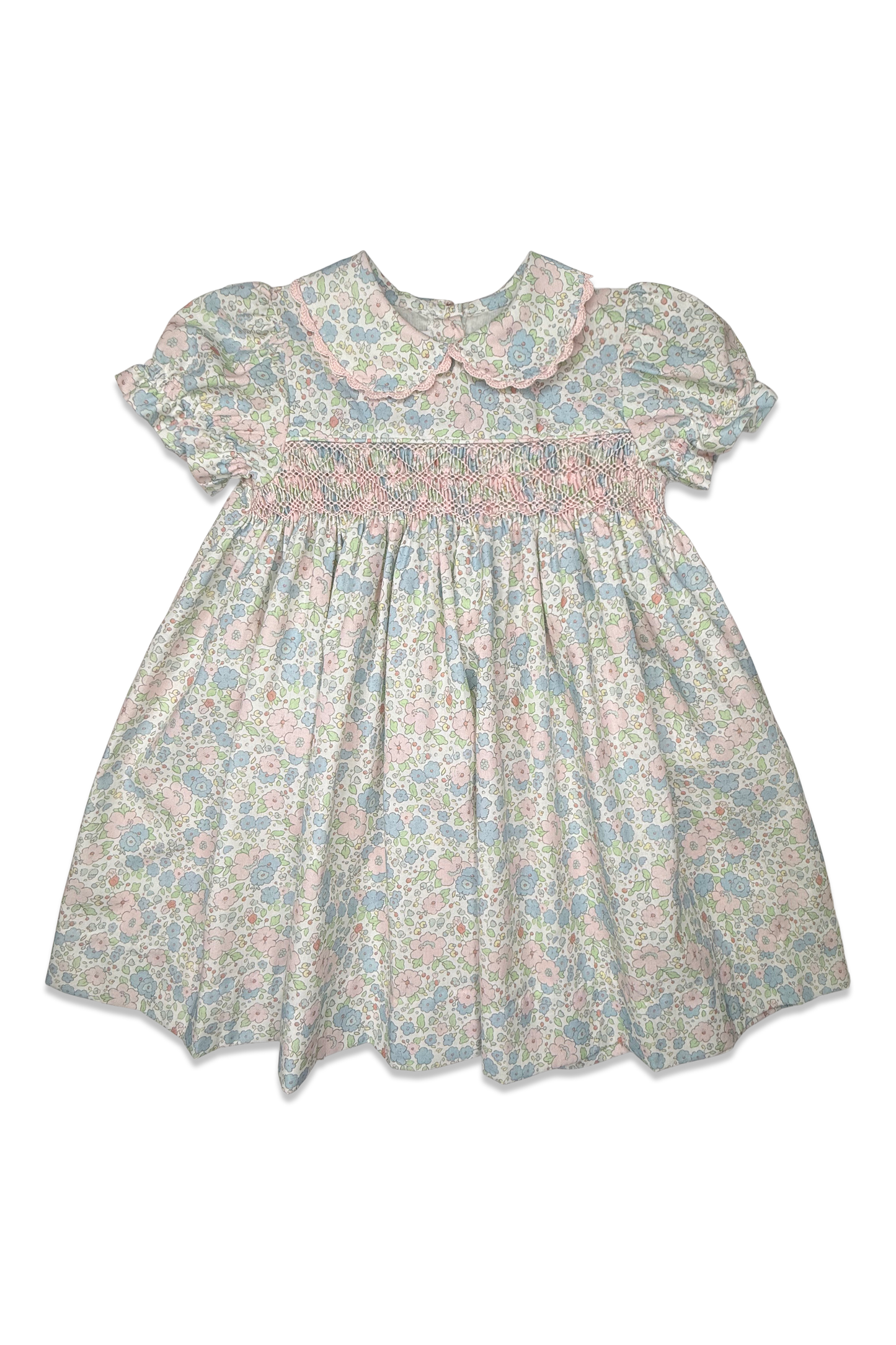 S/S Smocked Day Dress - Lynwood Floral