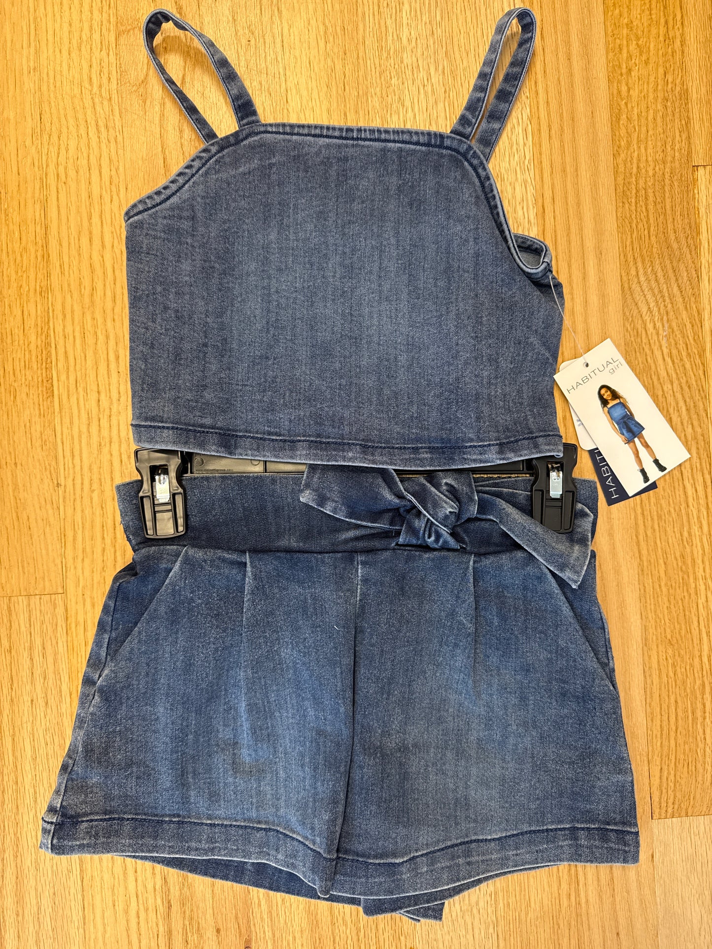 Denim Short Set