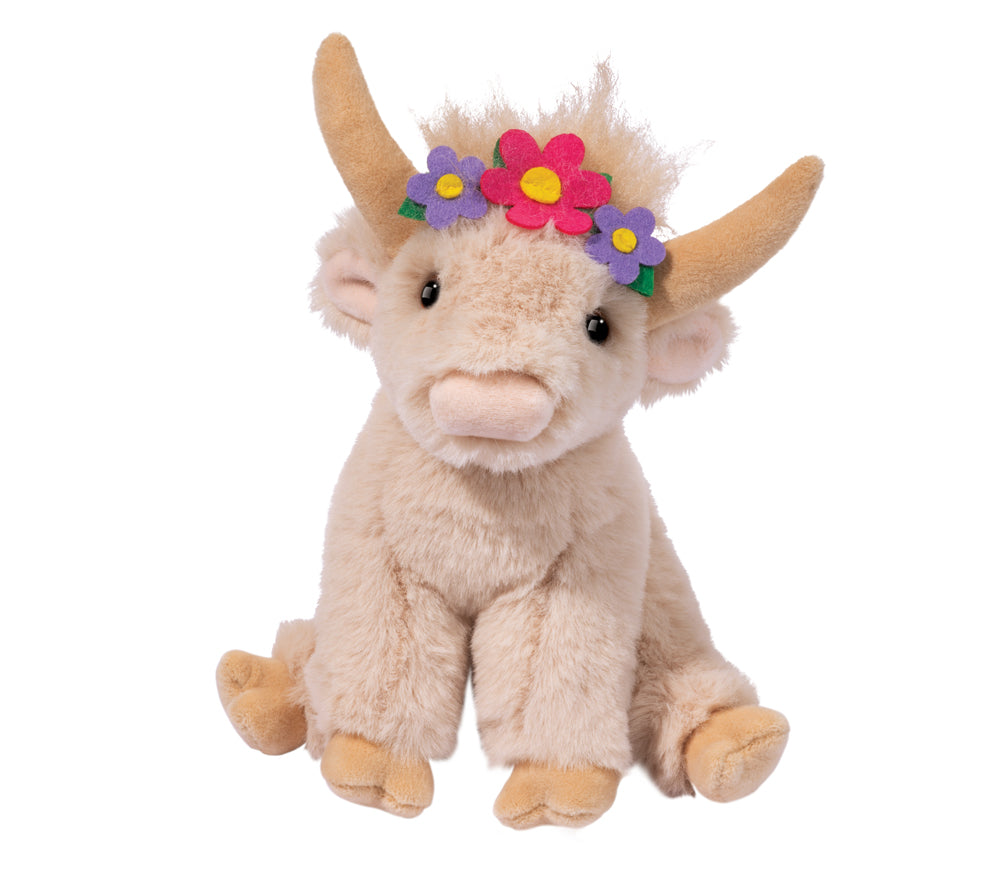 Laddie Highland Cow Mini w/ Flower Crown