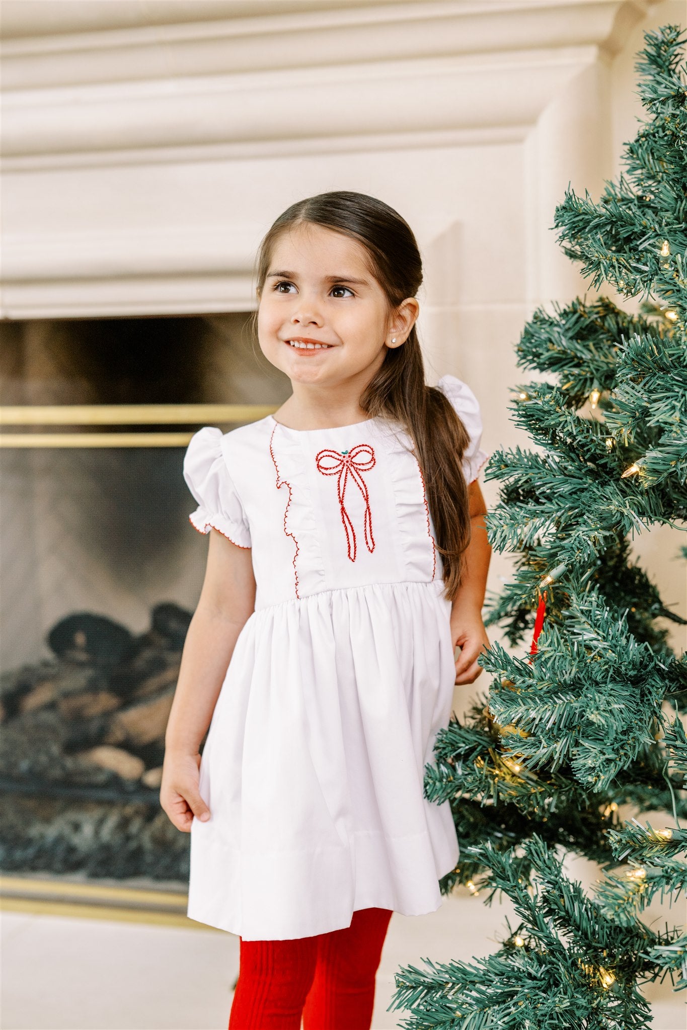 Angelina White Dress