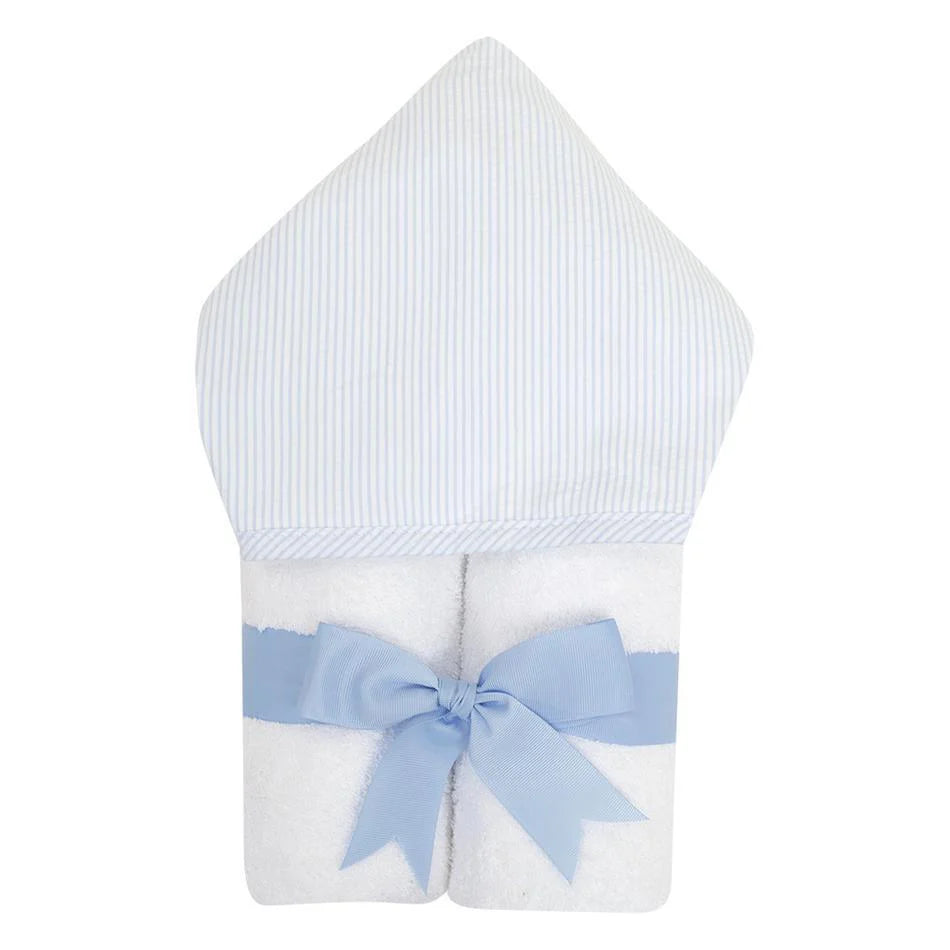 Blue Stripe Seersucker Towel