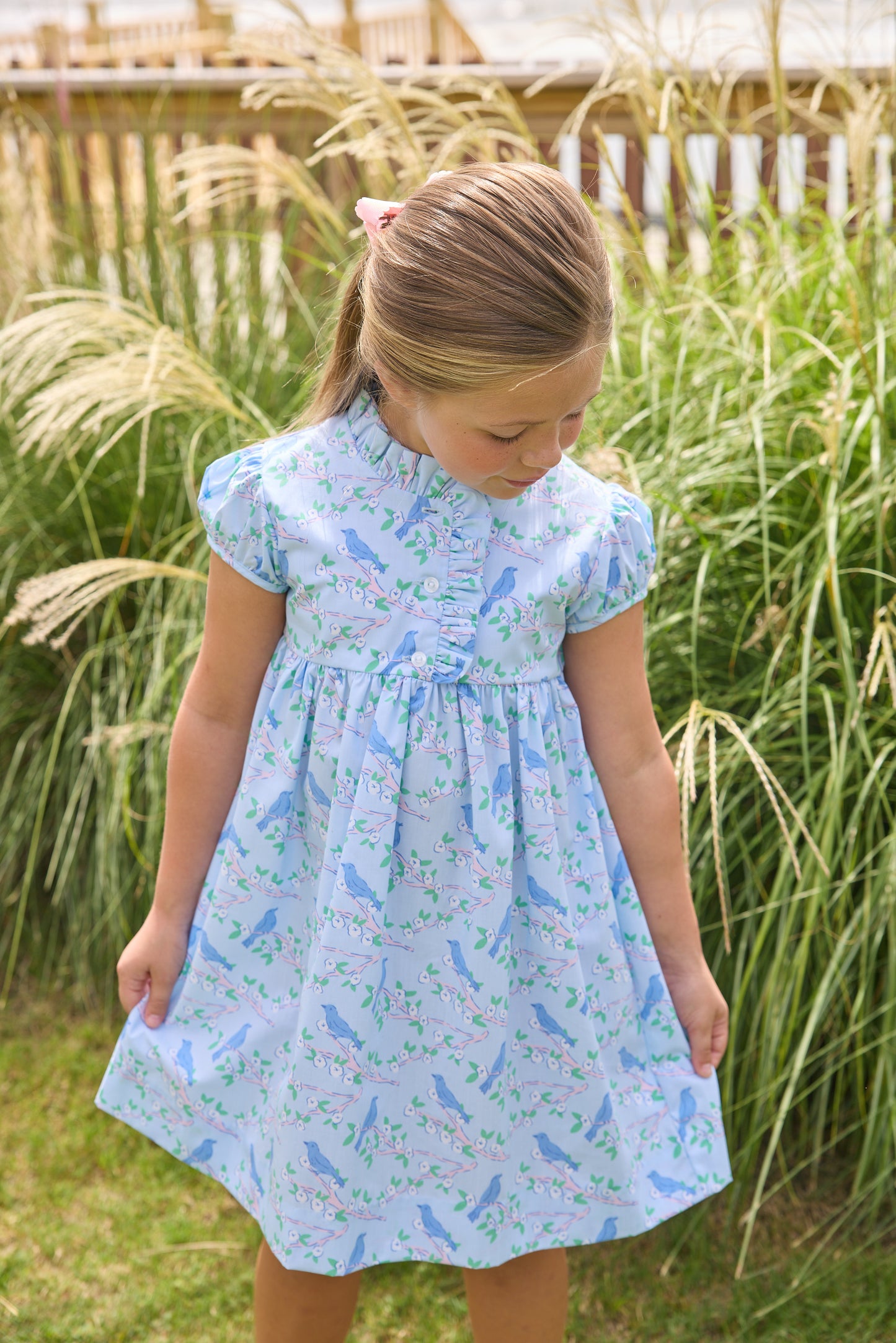 Cherry Blossoms Birdie Dress