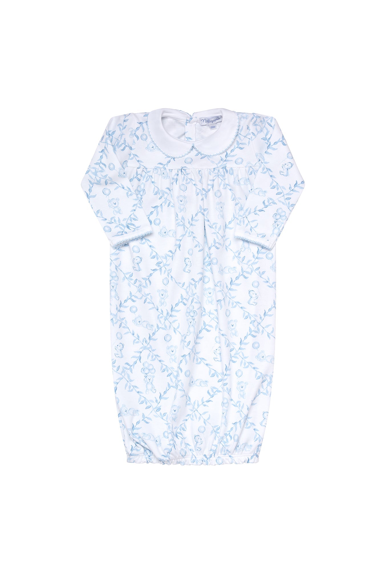Blue Bears Trellace Baby Gown