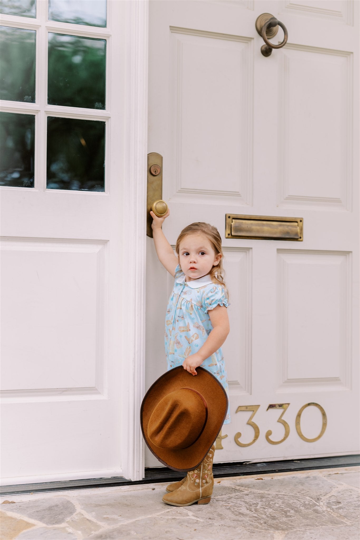 Boots Button Front Dress