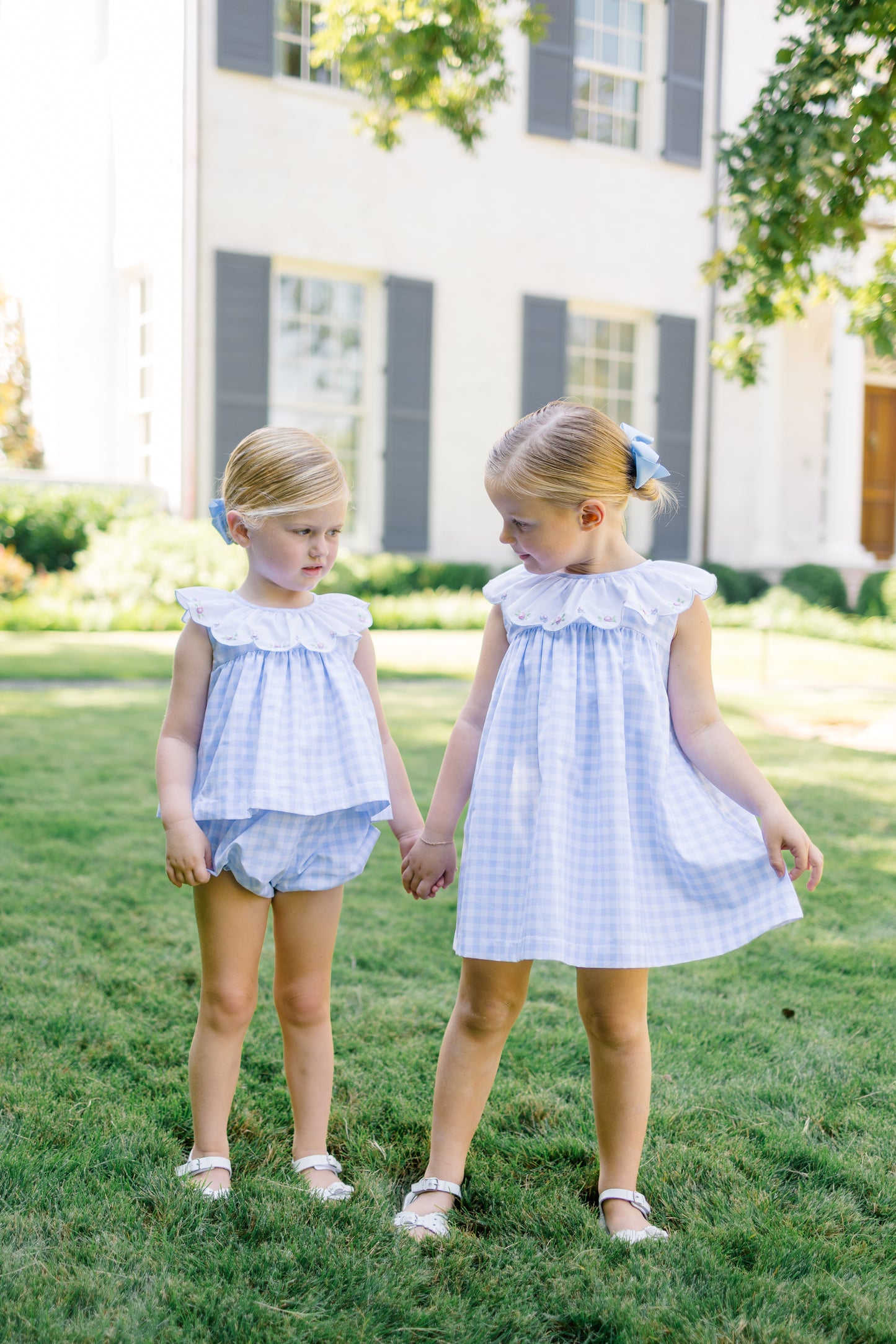 Colby Check Bloomer Set