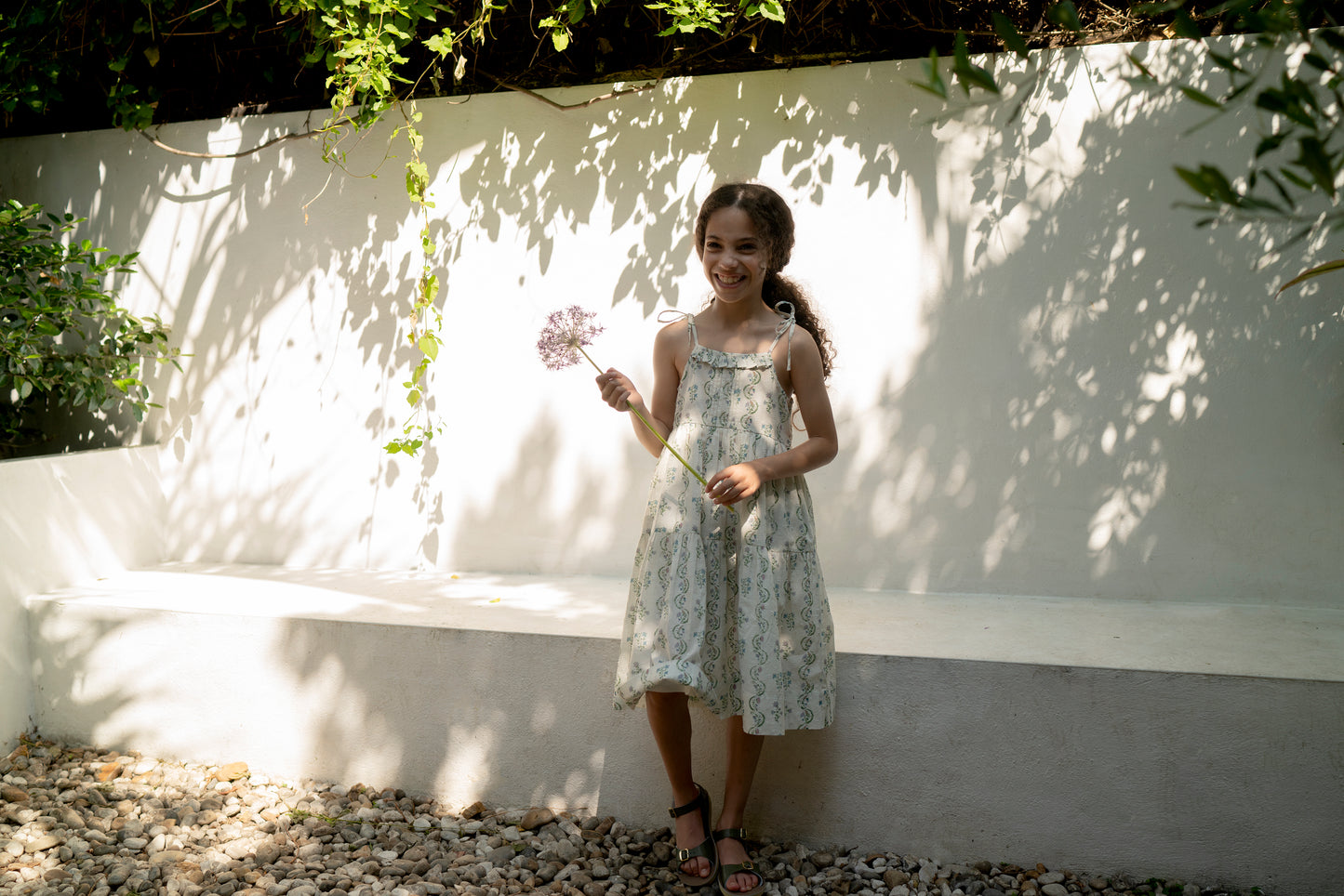 Ballet Dress- Floral Vine Print