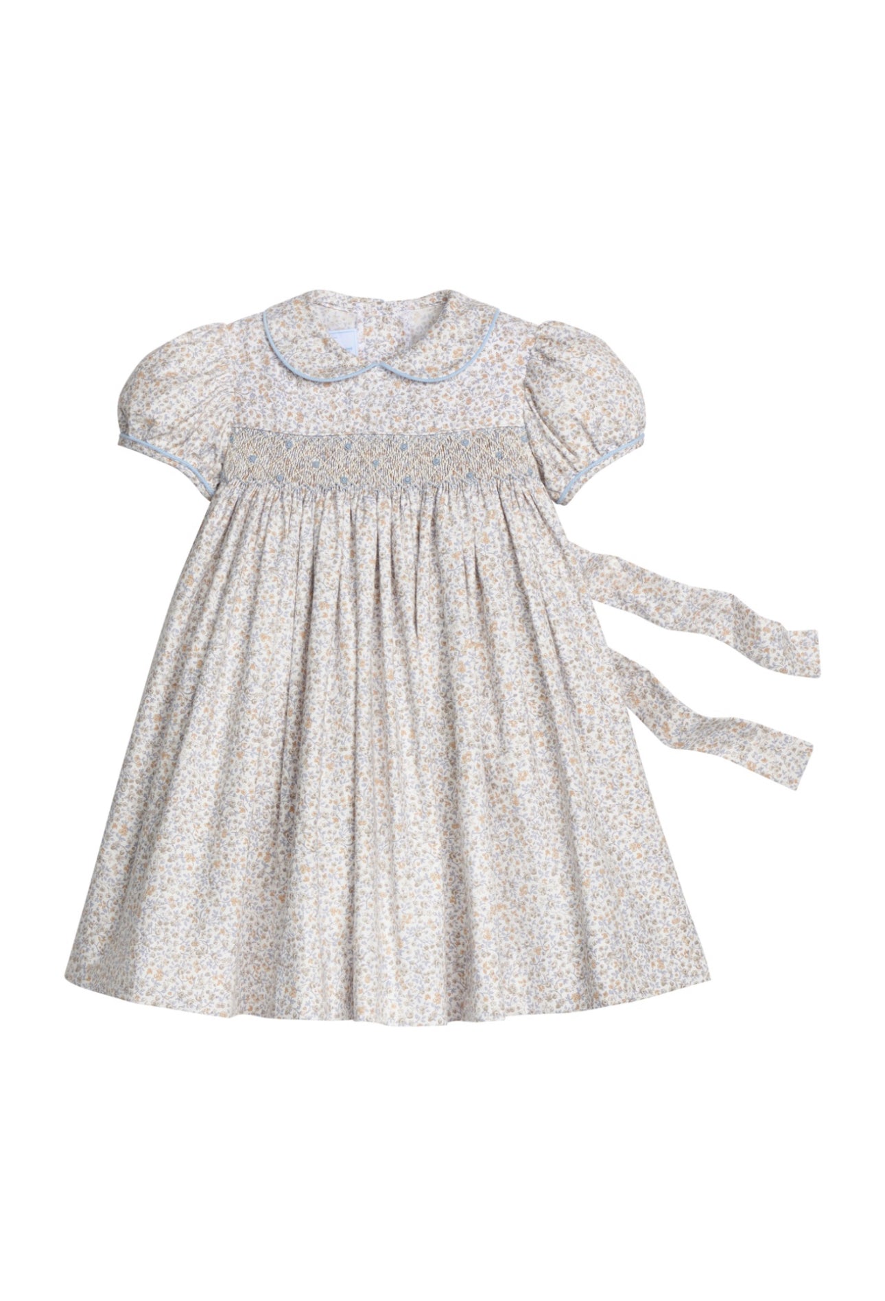 Smocked Peter Pan Dress- Winthrop Floral