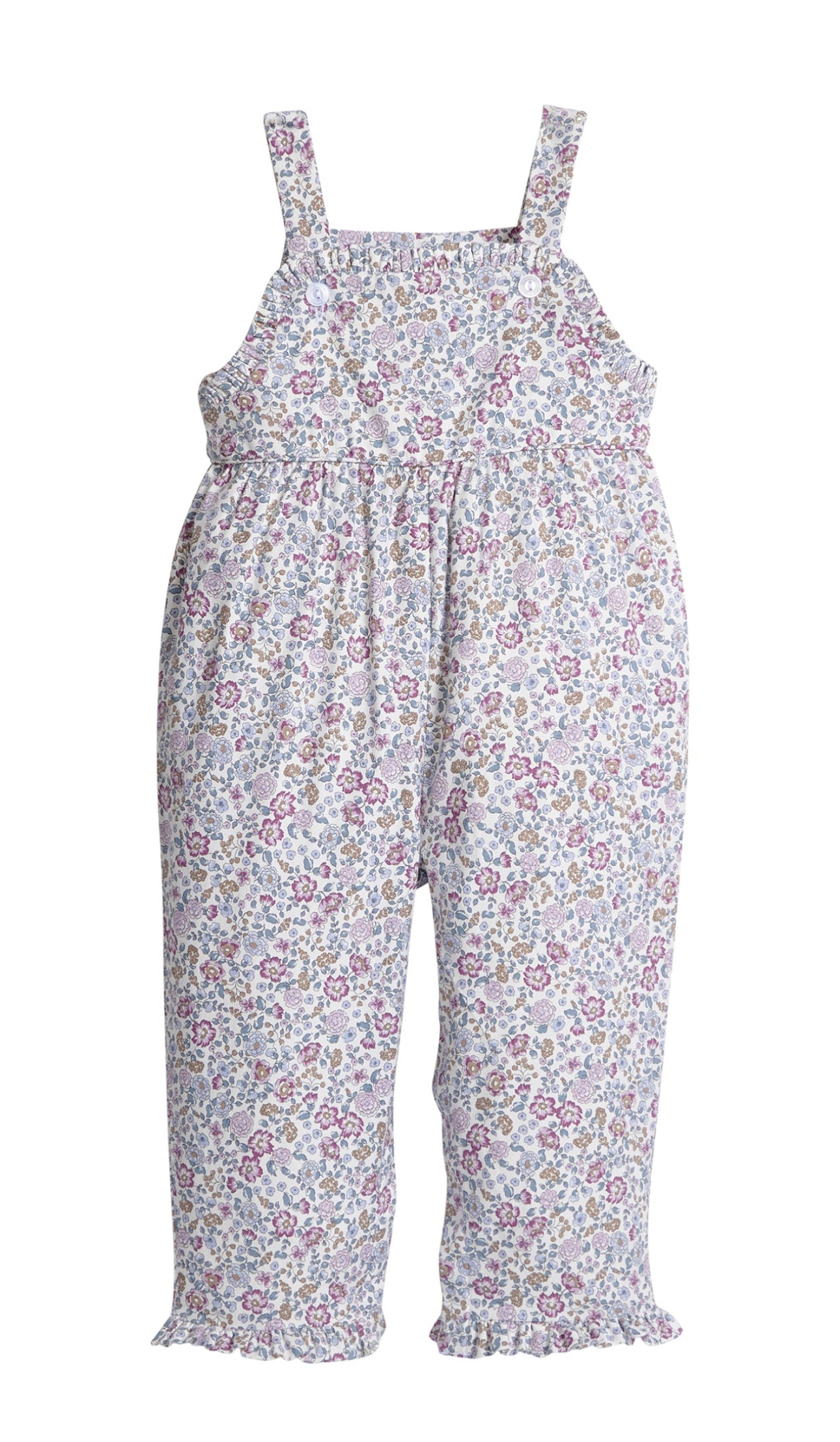 Ruffled Overall- Margaux Floral