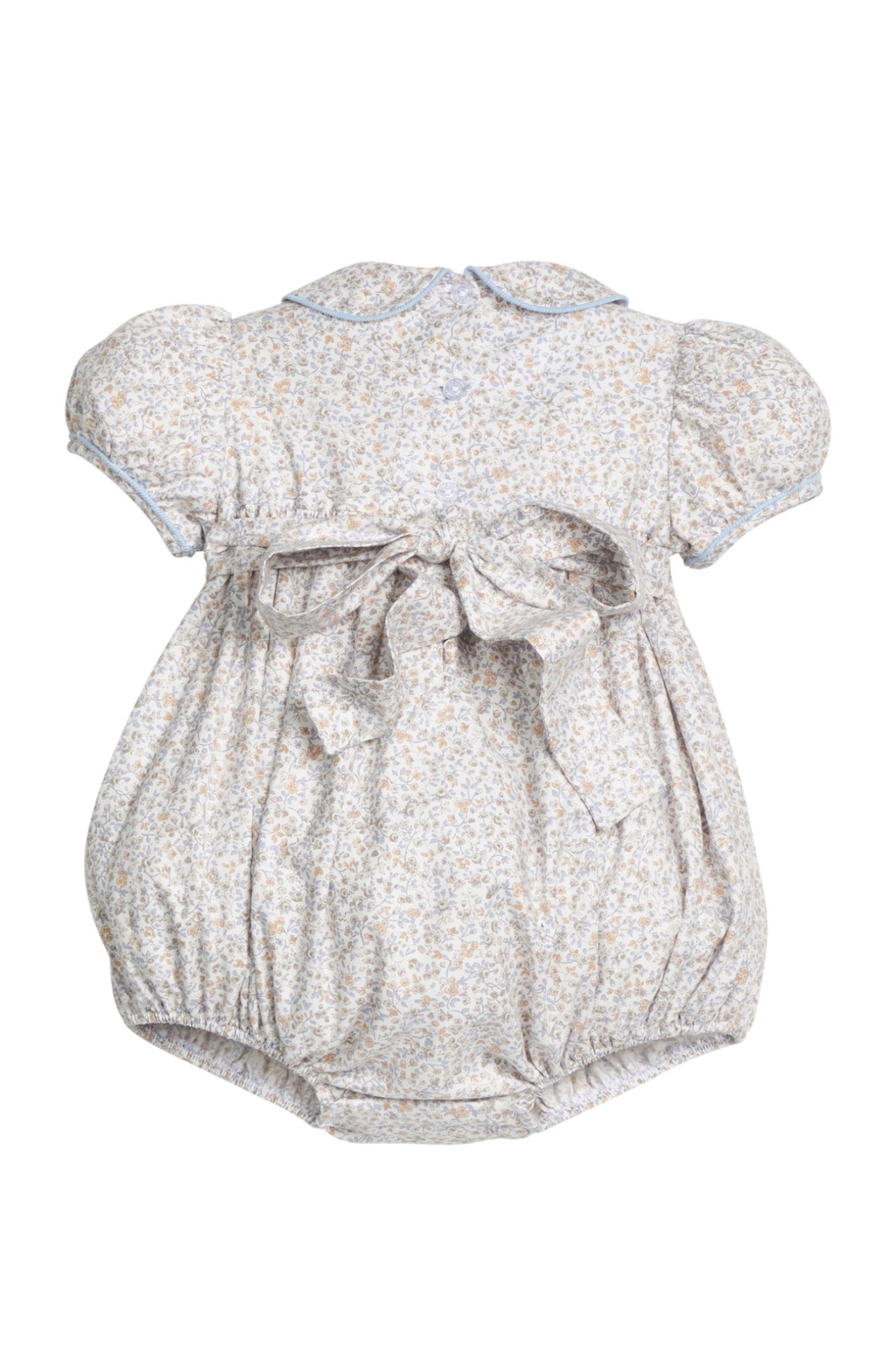 Smocked Peter Pan Bubble- Winthrop Floral