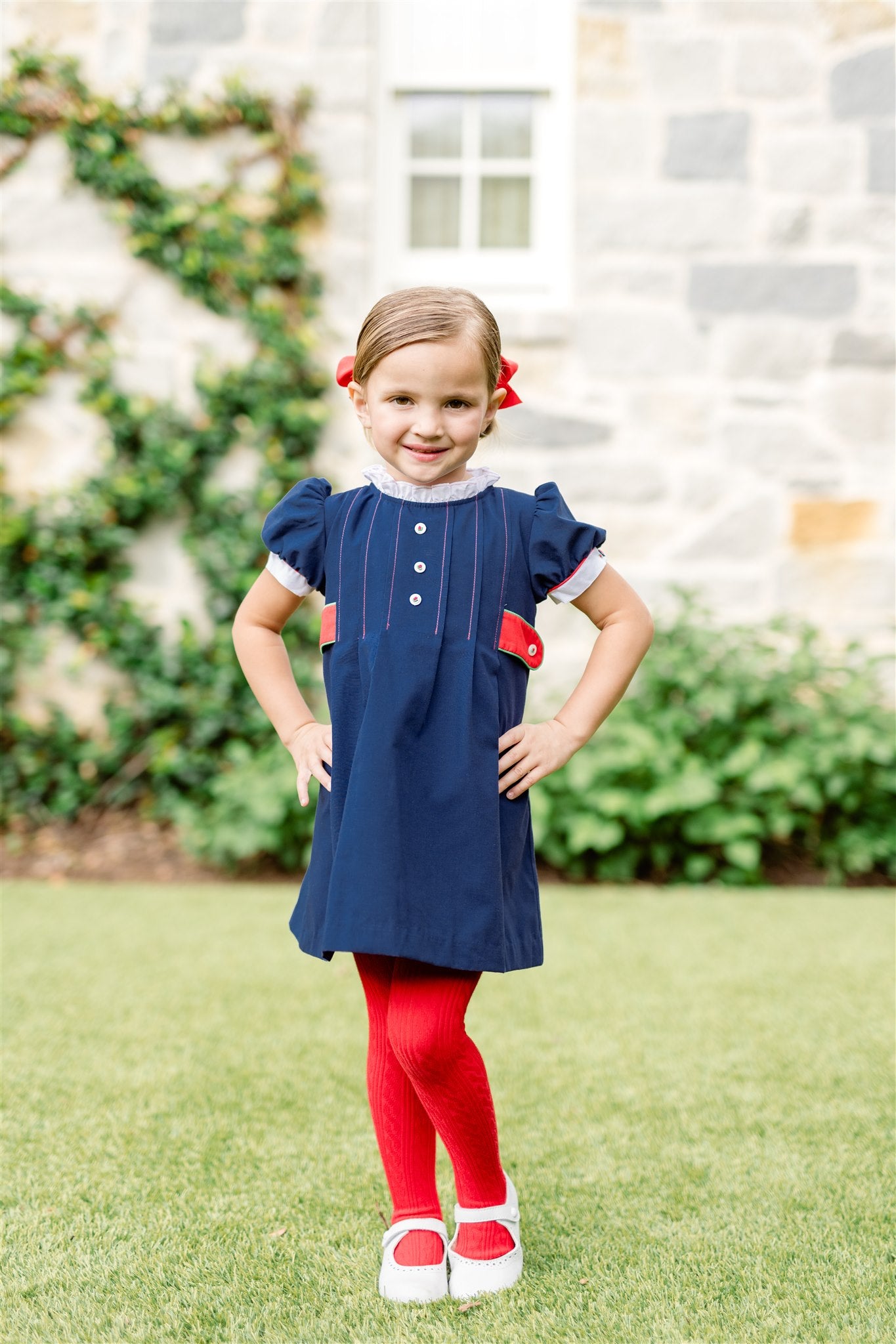 Gianna Navy Dress