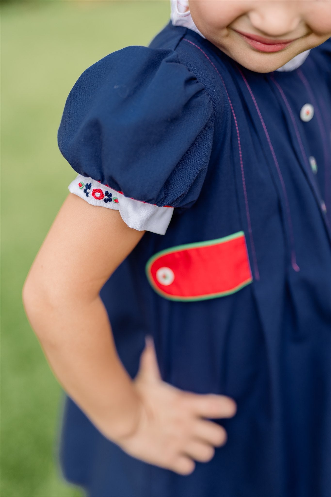 Gianna Navy Dress