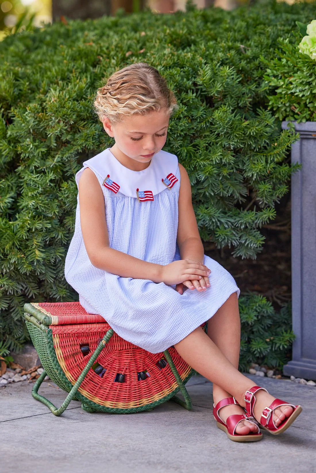 Bib Dress- Flags