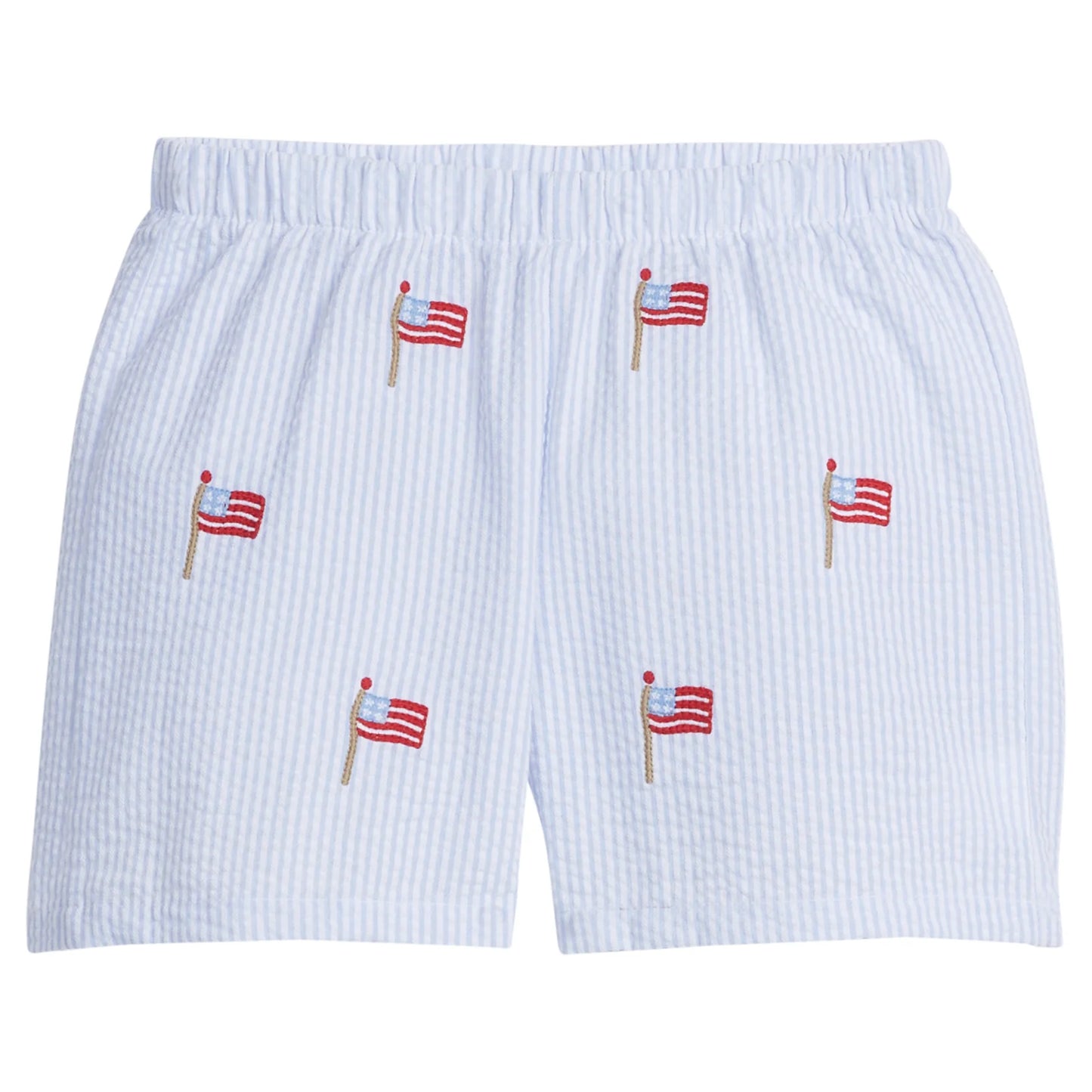 Embroidered Basic Short - Flags