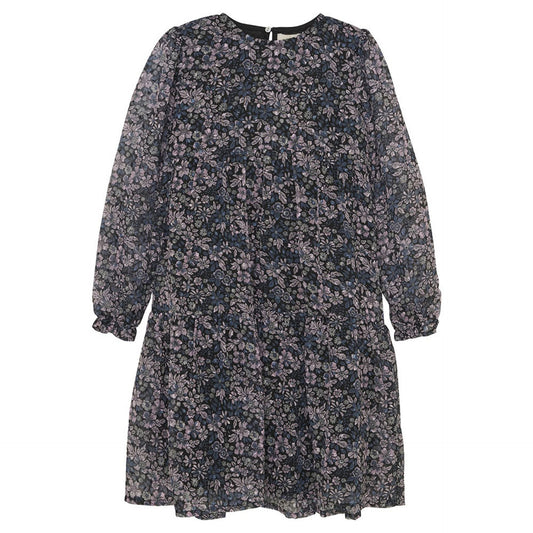 Bel Air Blue Flower Dobby Dress