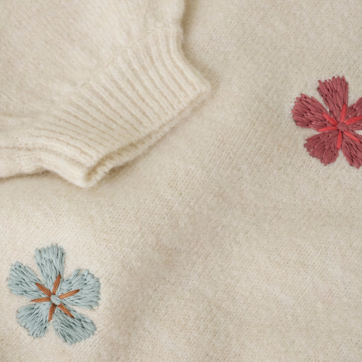 Minymo LS Knit Pullover - Sandshell