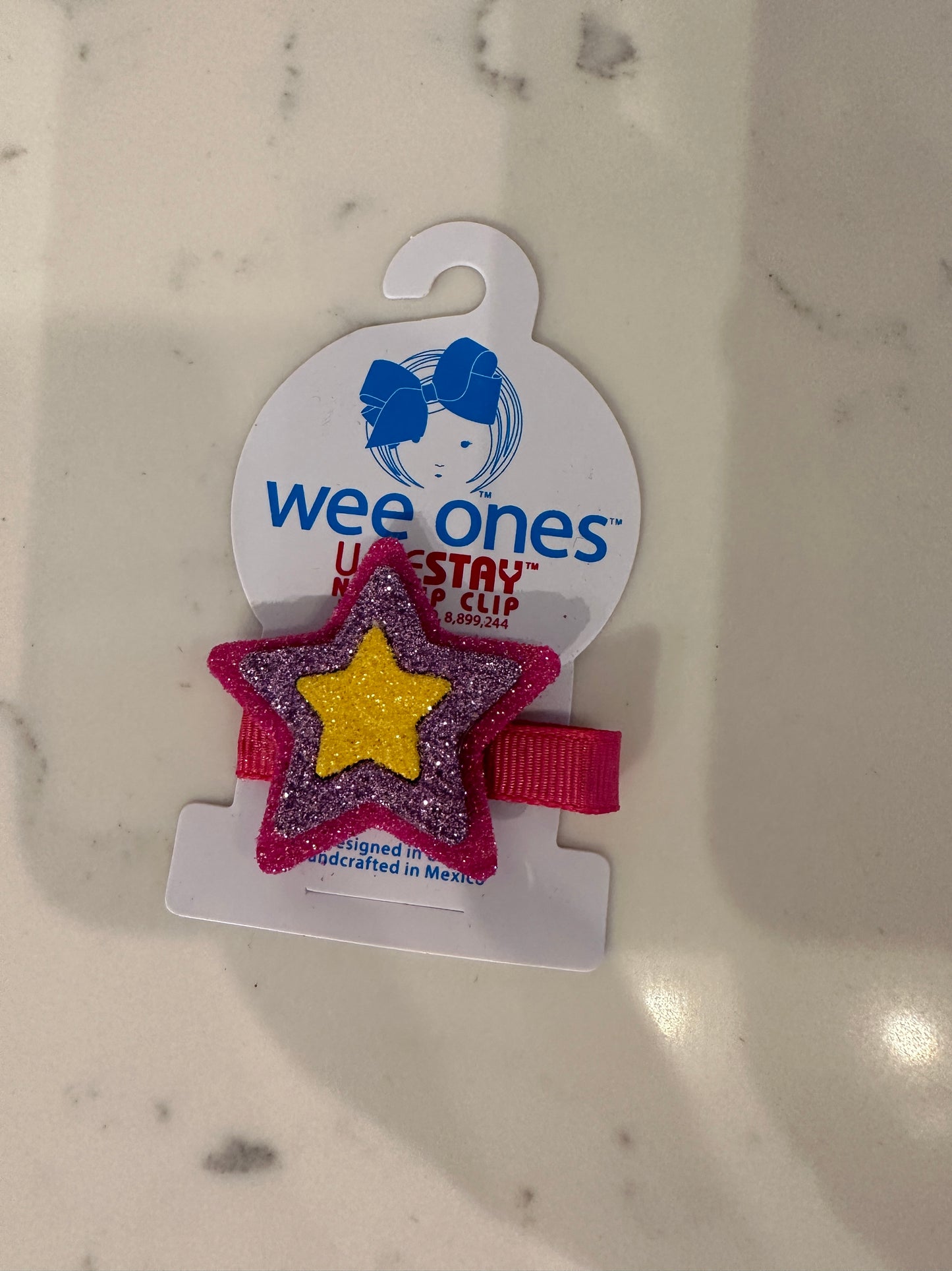 Glitter Star Hair Clip