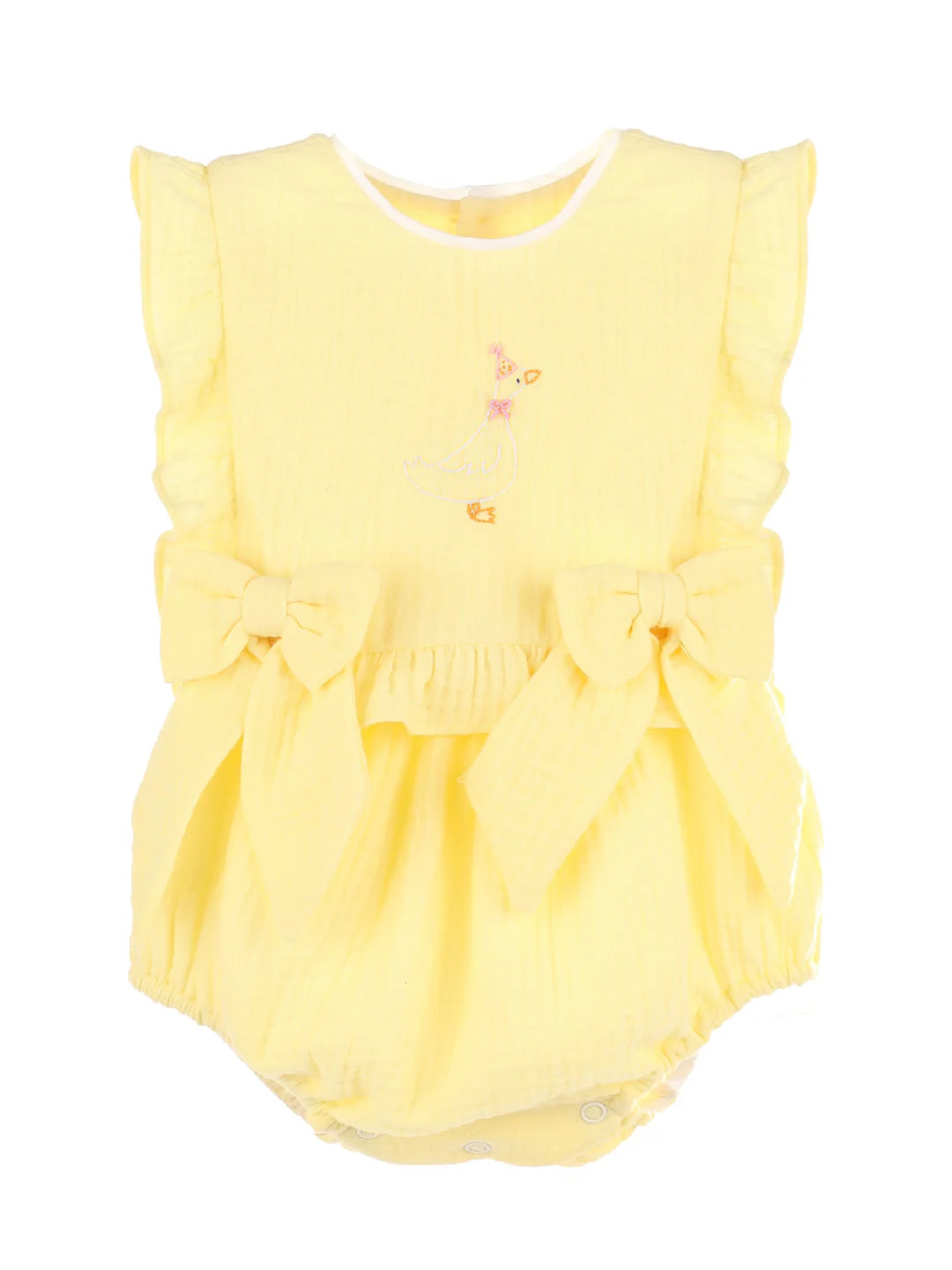 Silly Goose Girl Overall Yellow