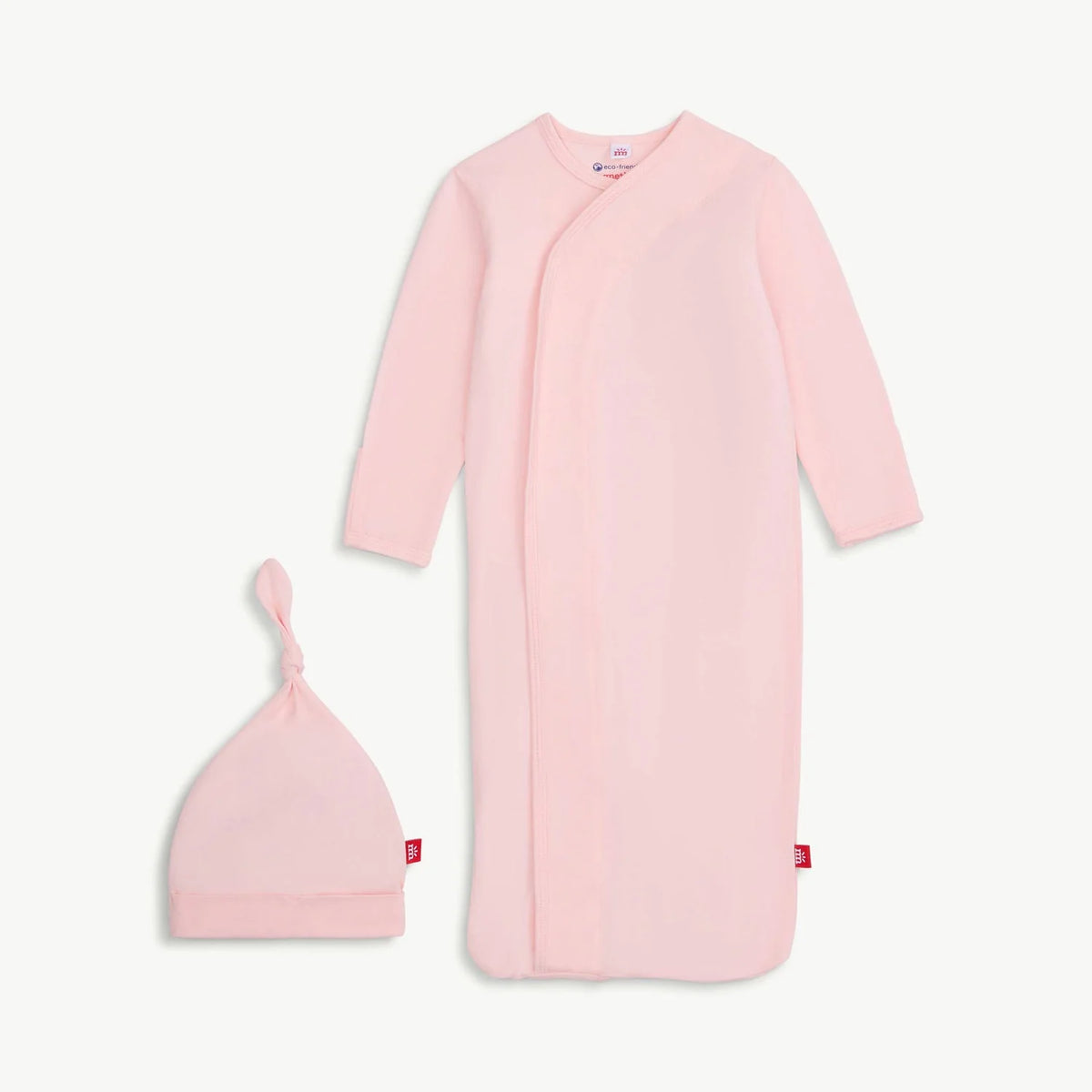 Pink Dogwood Gown and Hat Set