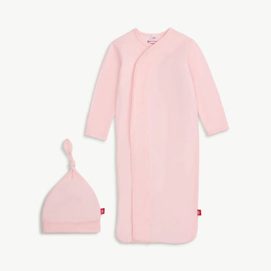 Pink Dogwood Gown and Hat Set