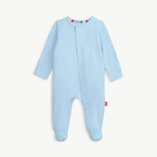 Baby Blue Modal Footie