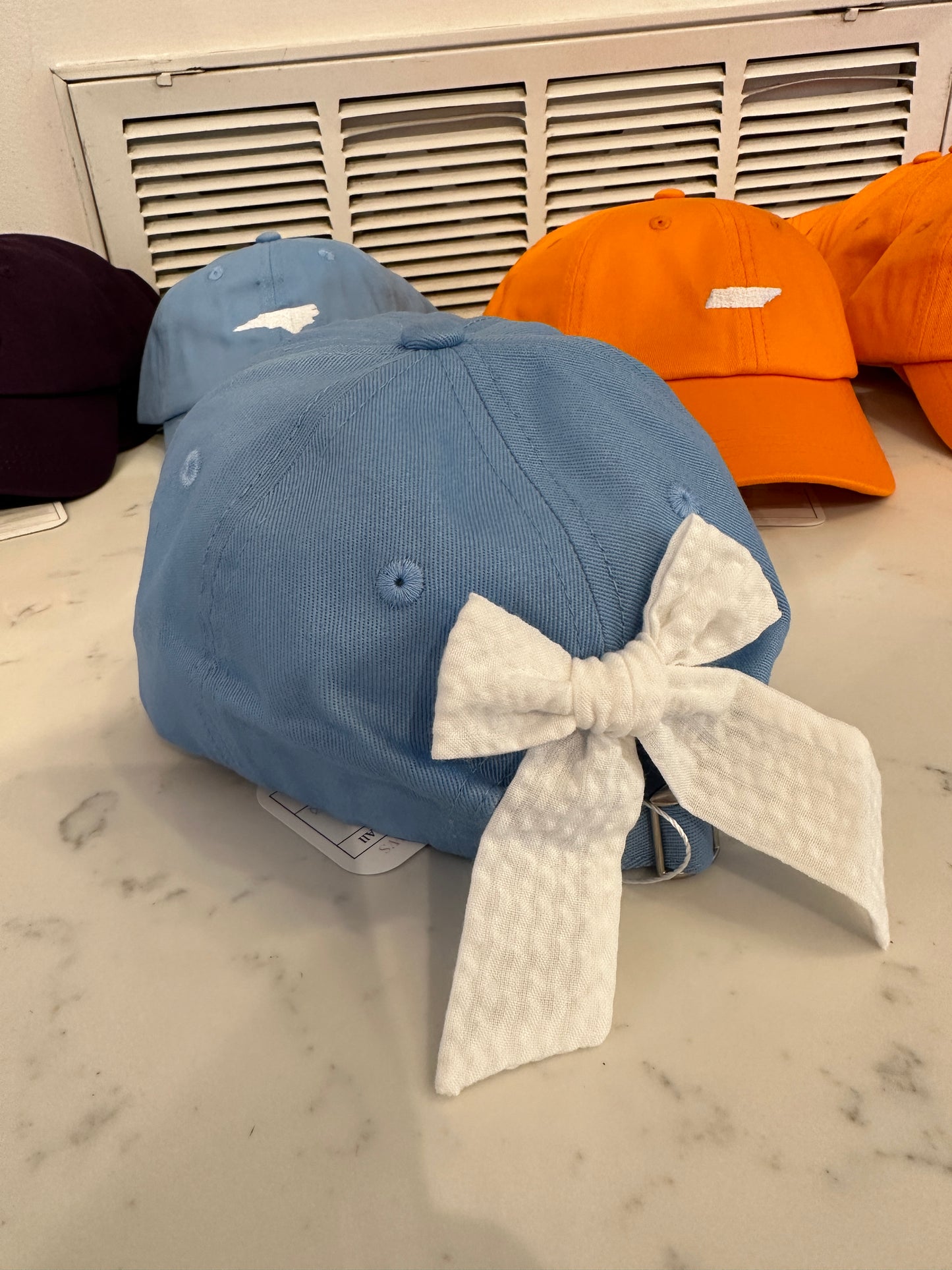 Tar Heel Game Day Baseball Hat w/ Bow