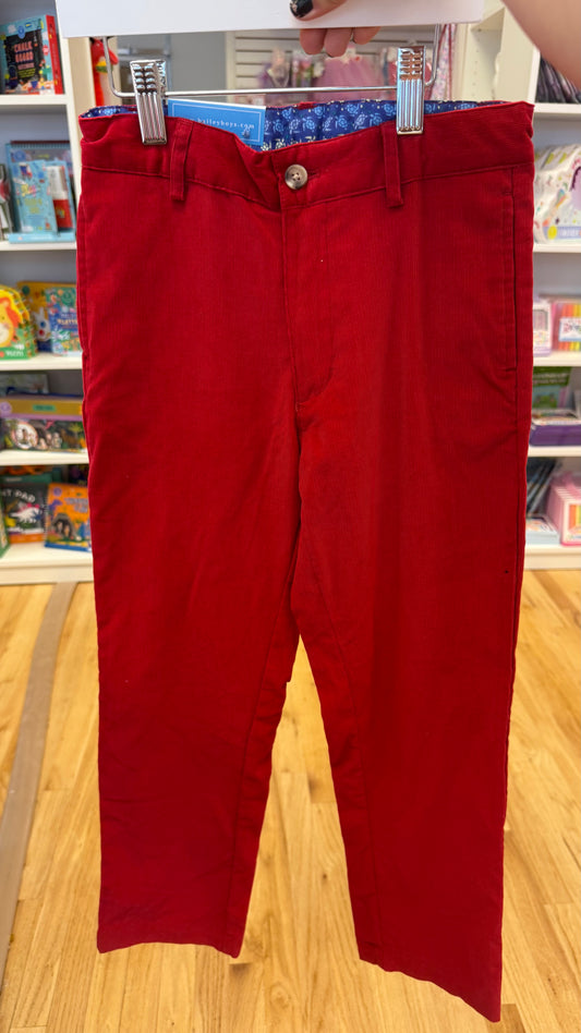 Red Corduroy Pant