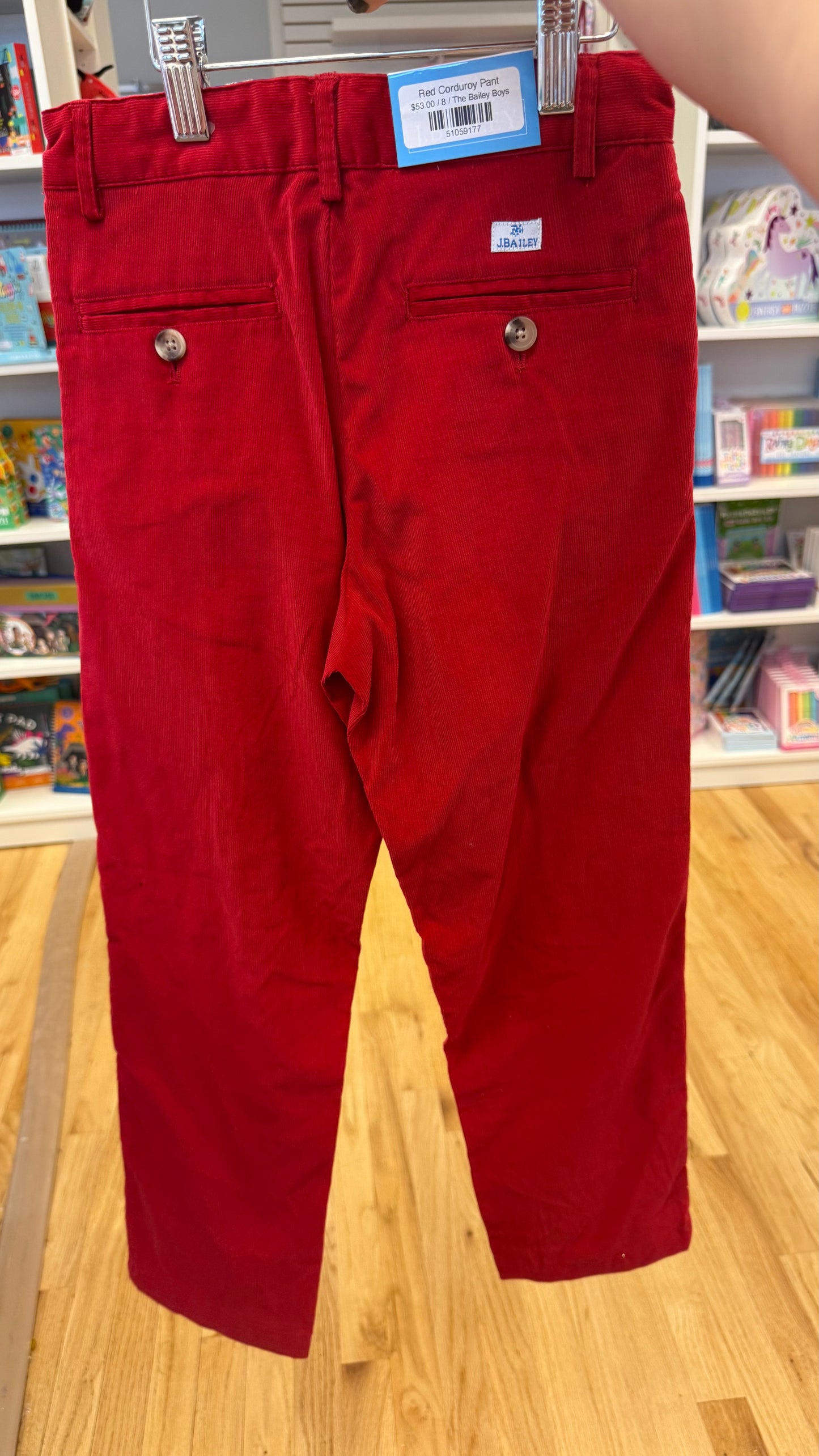 Red Corduroy Pant