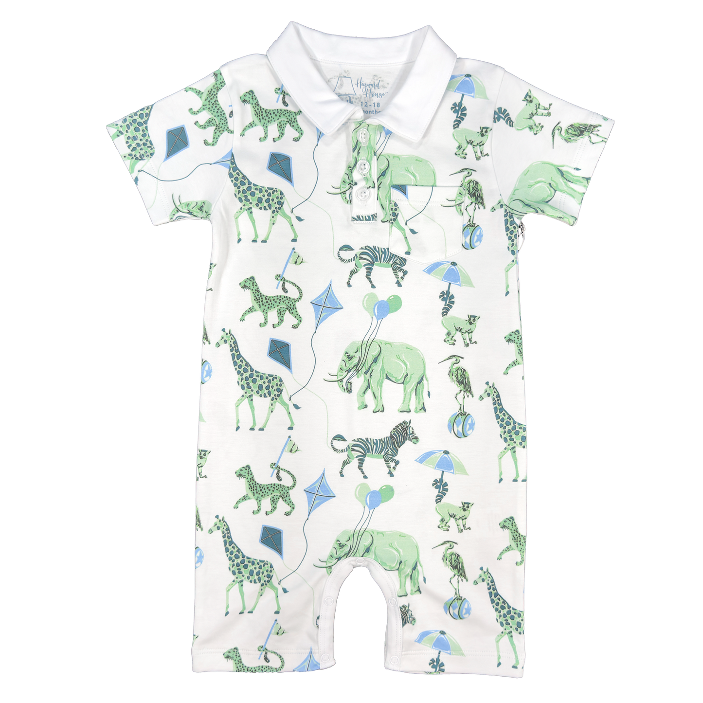 Spearmint Safari Playtime Romper