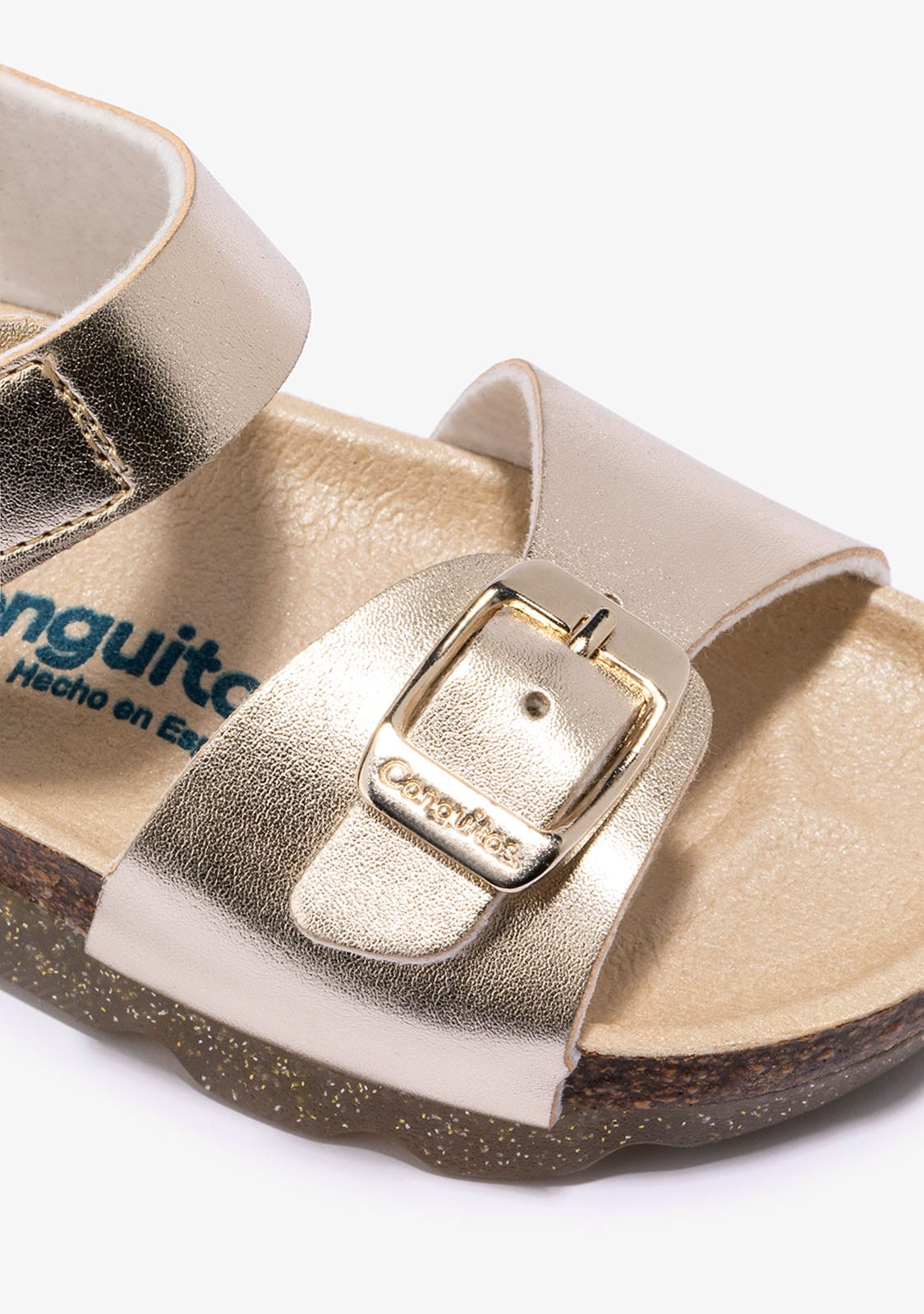 Platinum Bio Sandals Metallized
